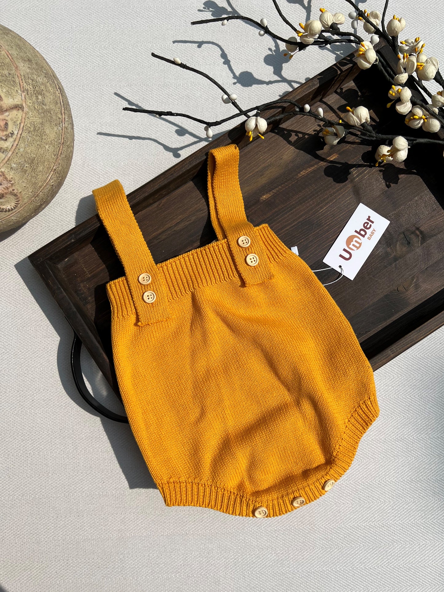 Meadow Knit Baby Romper