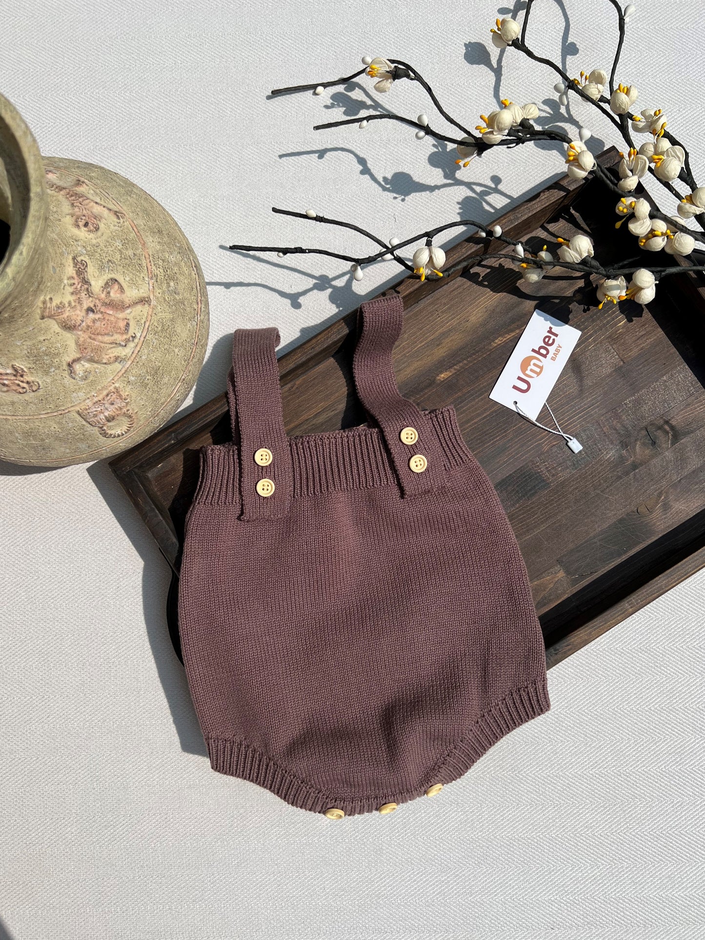 Meadow Knit Baby Romper