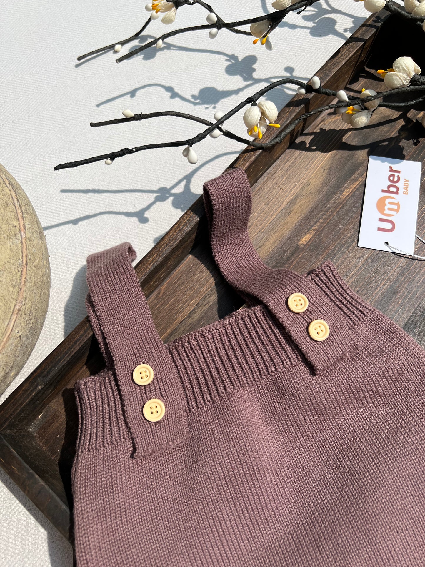 Meadow Knit Baby Romper