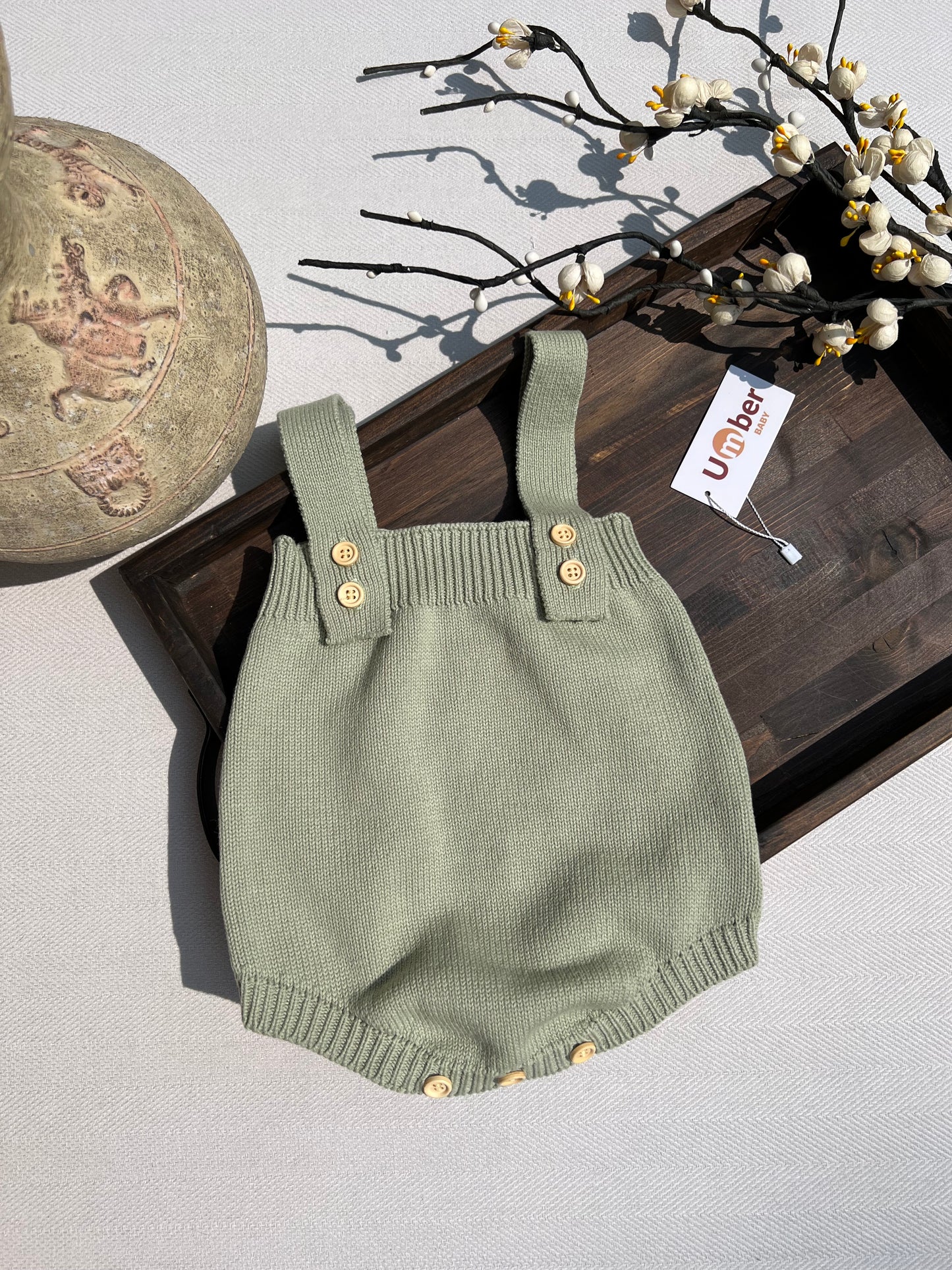 Meadow Knit Baby Romper
