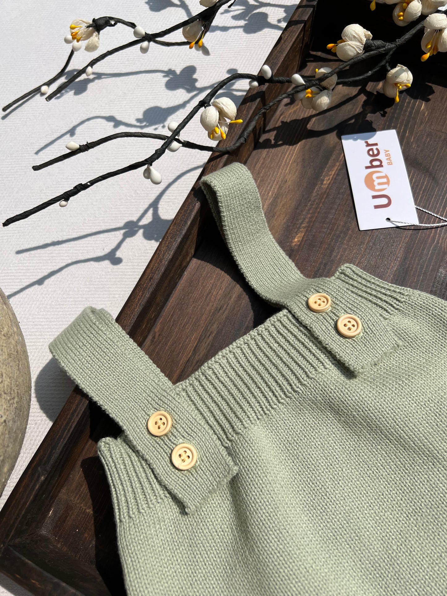 Meadow Knit Baby Romper