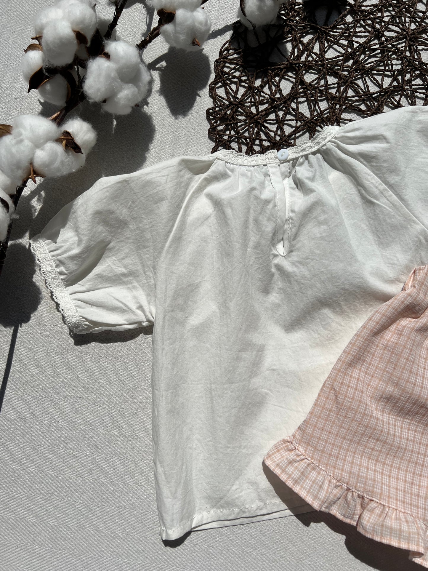 Evelyn Baby Blouse and Shorts Set