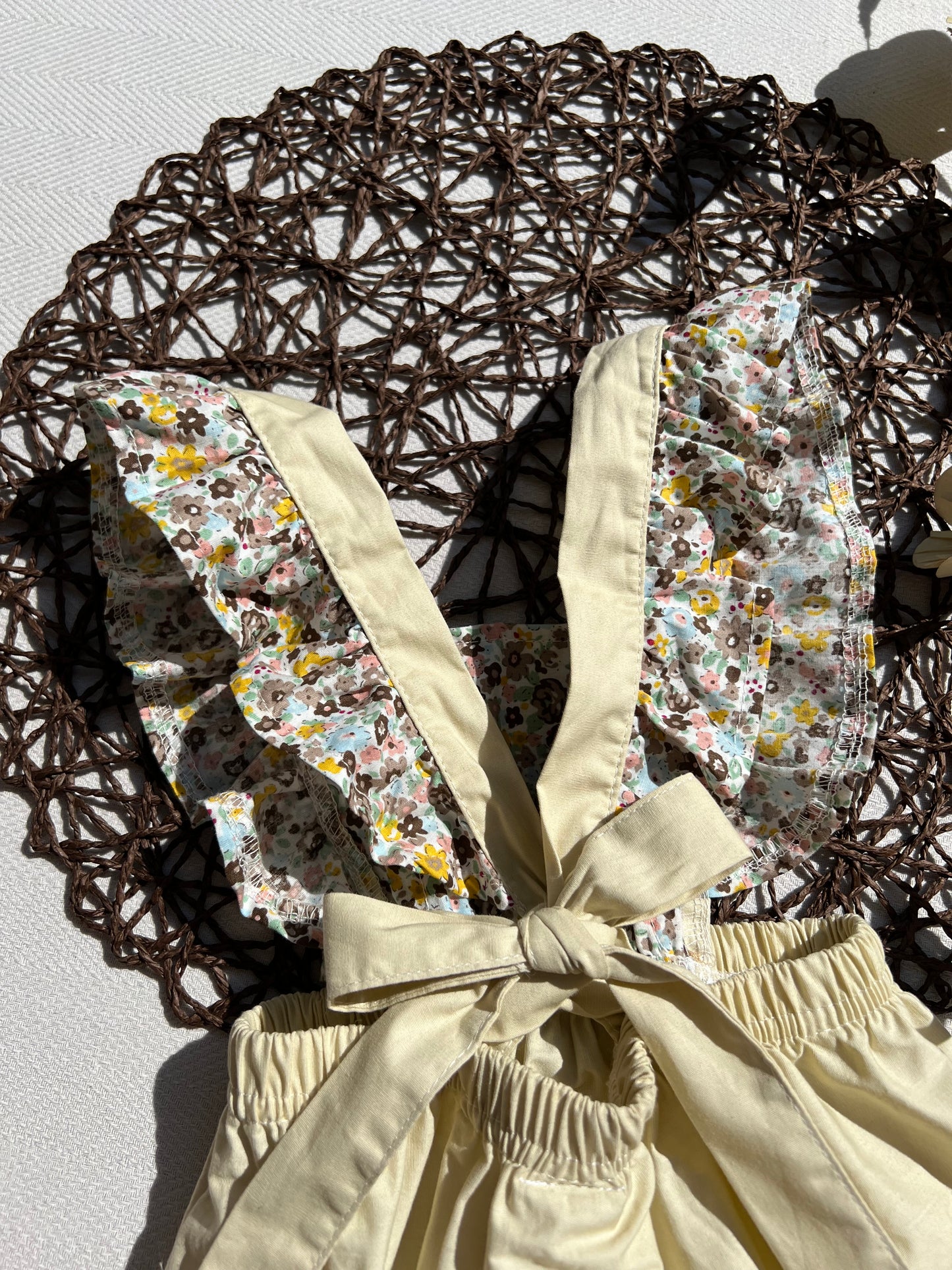 Ivy Overall Baby Romper