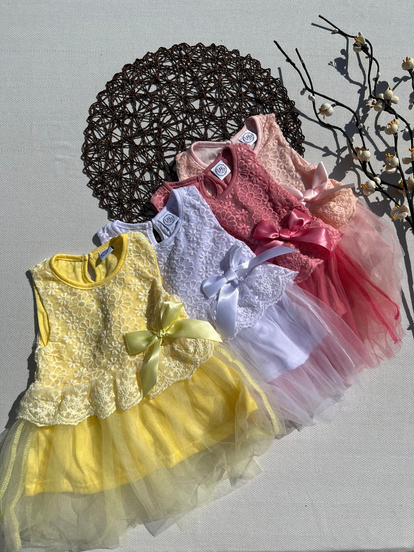 Flora Lace Tutu Baby Dress