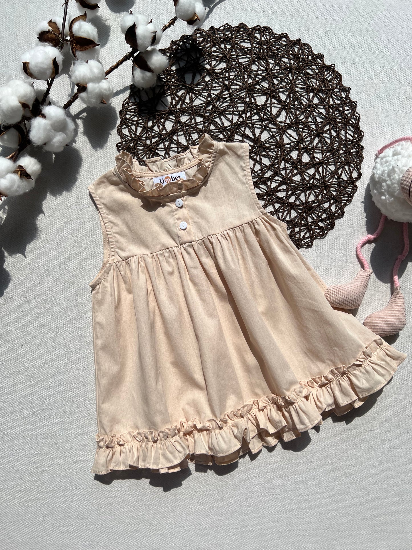 Iris Ruffle Baby Dress