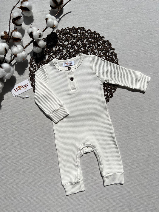 Morgan Ribbed Baby Jumpsuit