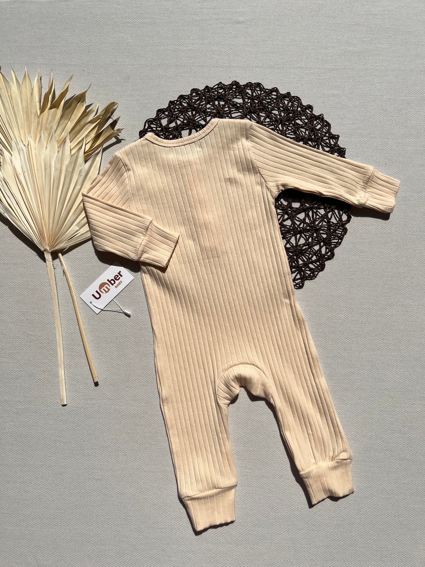 Flynn Ribbed Baby Jumpsuit