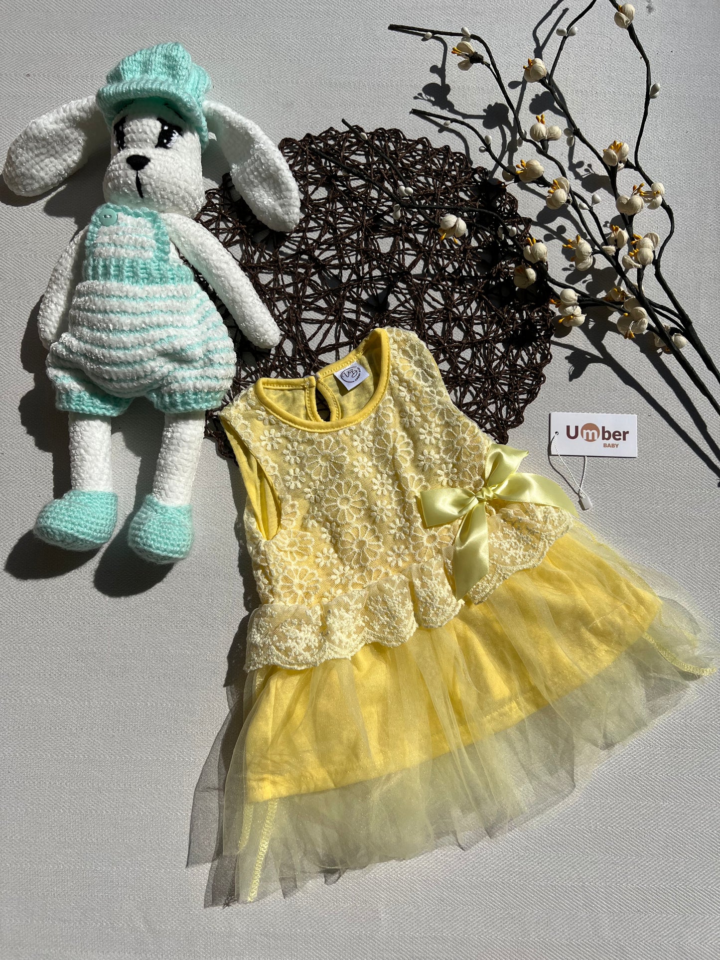 Flora Lace Tutu Baby Dress